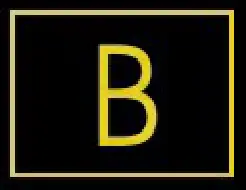 Sample test figure, Taxiway location sign (B): figure for "This sign is a visual clue that"